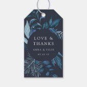 冬のAzure |ブルーボタニカル結婚式の引き出物 ギフトタグ (正面)