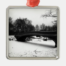 冬のCenteral公園NYC. メタルオーナメント