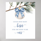 冬のChinoiserie推測するゲームのキス数 ポスター (正面)