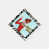 「冬のDIVA」 スタンダードカクテルナプキン (角)