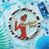 「冬のDIVA」 ペーパープレート (パーティー)