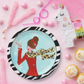 「冬のDIVA」 ペーパープレート (パーティー)