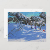 冬のLadmanlow Derbyshire 2013 ポストカード (正面/裏面)