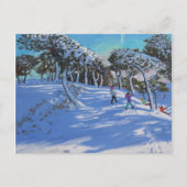 冬のLadmanlow Derbyshire 2013 ポストカード (正面)