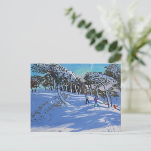 冬のLadmanlow Derbyshire 2013 ポストカード (スタンド正面)