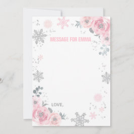 冬のONEderlandタイムカプセルノートカードゲストブック ノートカード