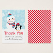 冬のONEderlandパーティーブルーレッドありがとう (正面&裏面)