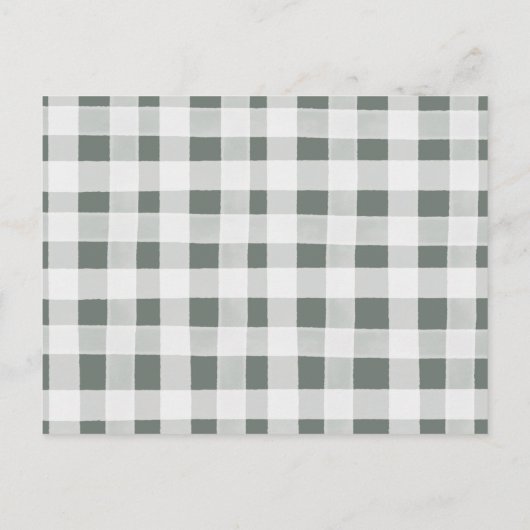 冬のONEderlandベビー インビテーションポストカード (裏面)