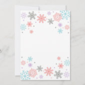 冬のONEderland誕生日招待状- PPB - WH 招待状 (裏面)