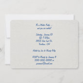 冬のParty招待状 招待状 (裏面)