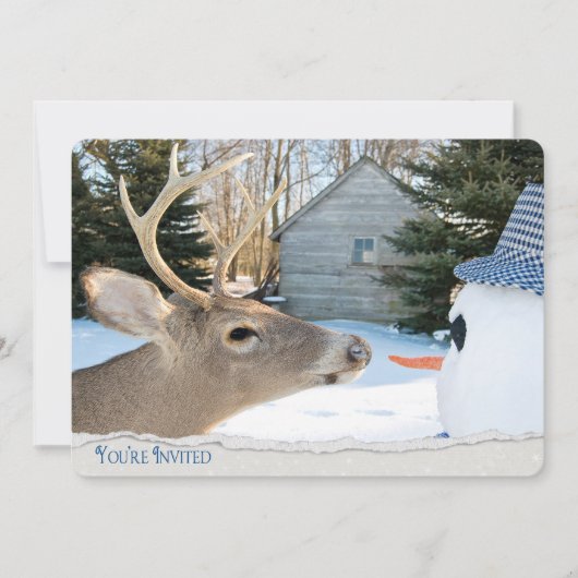 冬のParty招待状 招待状 (正面)