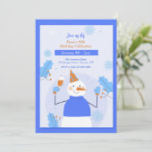 冬のParty招待状 招待状 (スタンド正面)