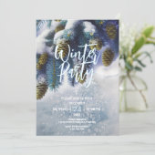 冬のParty招待状, 雪の慶祝 シーズンカード (スタンド正面)