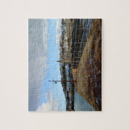 冬のPorthlevenコーンウォールイギリス ジグソーパズル