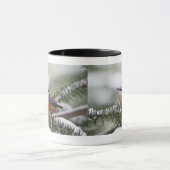 冬のSnowyの枝の精神病院 マグカップ (中央)