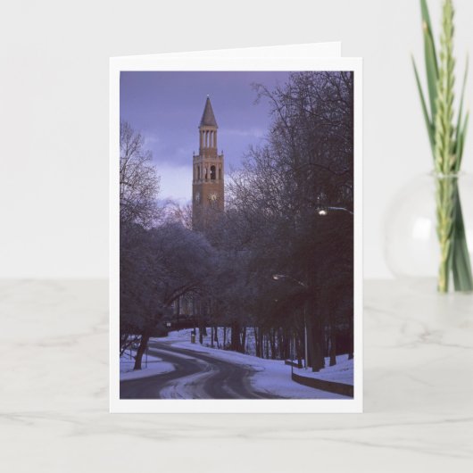 冬のUNC鐘楼1 カード (正面)