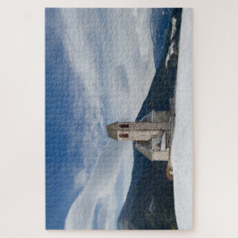 冬のVillnössのSt.ヤコブの教会 ジグソーパズル