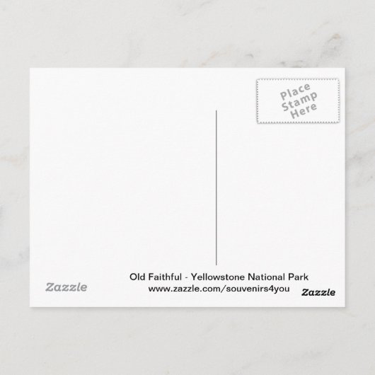 冬はがき忠実 ポストカード (裏面)