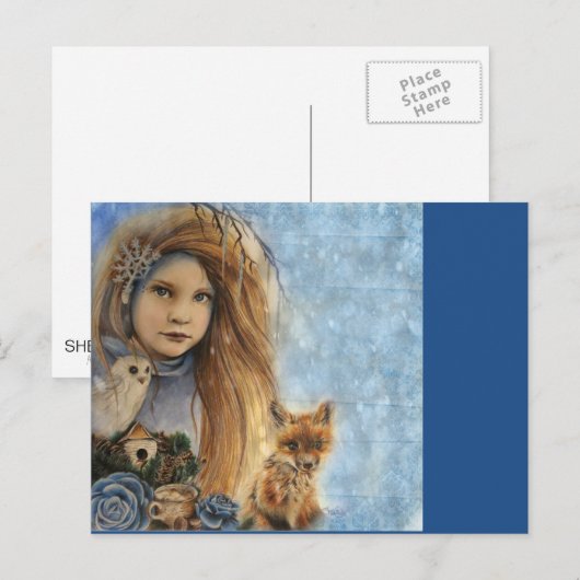 冬はがき ポストカード (正面/裏面)