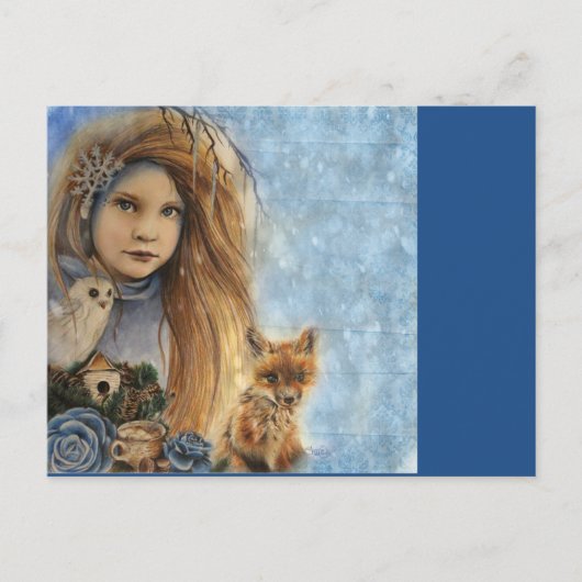 冬はがき ポストカード (正面)