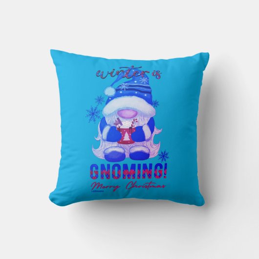 冬はクリスマスおもしろい格言 クッション (正面)