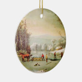 冬はクリスマスの飾り セラミックオーナメント (右)