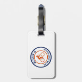 冬はスノロケットシーズンサイクリング ラゲッジタグ (裏面縦)