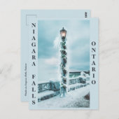 冬はナイアガラ秋オンタリオ州カナダ ポストカード (正面/裏面)