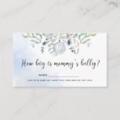 冬はママのおなか大きい エンクロージャーカード (正面)