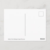 冬はミシガンの上部半島のガブロ滝で ポストカード (裏面)