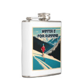 冬はランニングの フラスク (右)