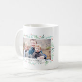 冬は休日の写真を緑化します コーヒーマグカップ (正面左)