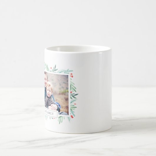冬は休日の写真を緑化します コーヒーマグカップ (中央)