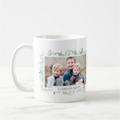 冬は休日の写真を緑化します コーヒーマグカップ (左)