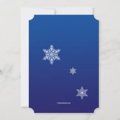 冬は写真の招待状ここにあります 招待状 (裏面)