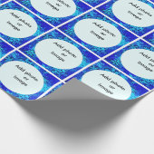 冬は写真を個人化します ラッピングペーパー (角)