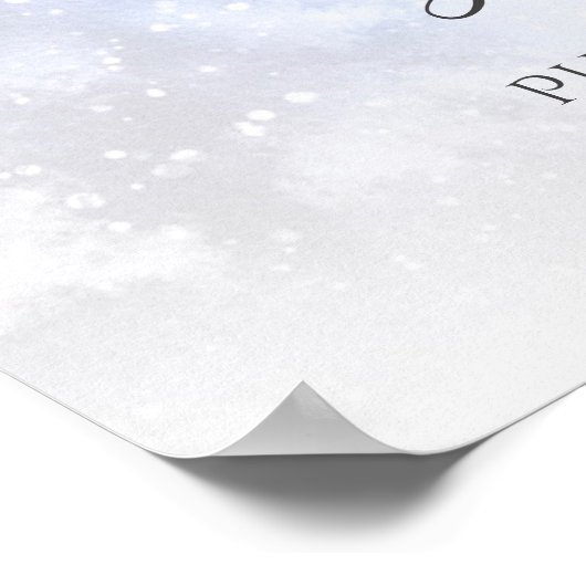 冬は外が寒い赤ちゃんシャワーが好き ポスター (角)