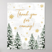 冬は外が寒いThanks For 来 Thanks ポスター (正面)