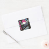 冬は寒いけど心は温かい スクエアシール (封筒)