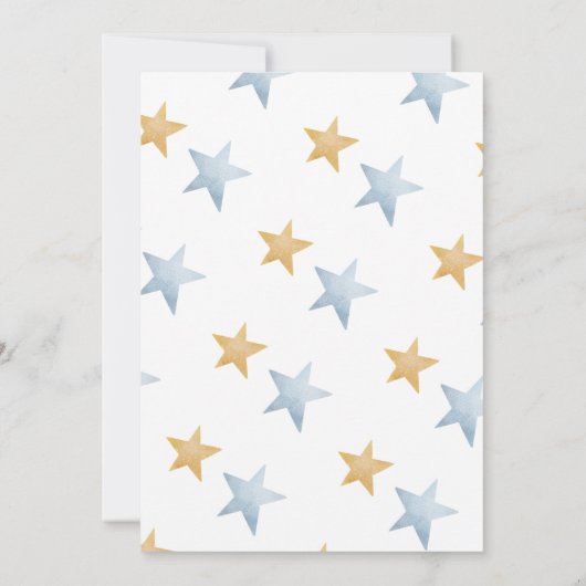 冬は寒冷で北極圏外の動物の赤ちゃんシャワー 招待状 (裏面)