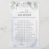 冬は彼女はむしろブライダルシャワーゲーム (正面)