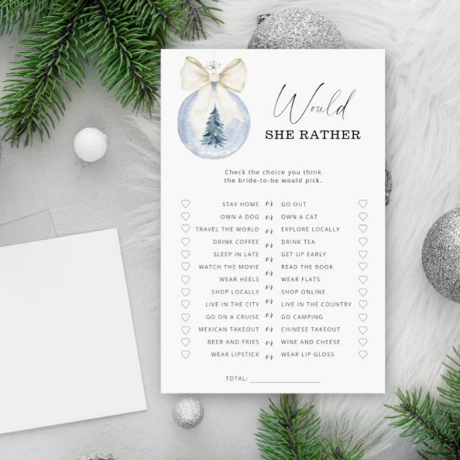 冬は彼女はむしろブライダルシャワーゲーム (クリエイターアップロード済み)