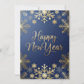 冬は我が家、ゴールデンハッピーニューイヤー シーズンカード (正面)