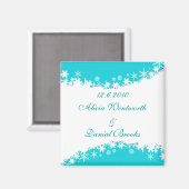 冬は日付マグネットを保存 マグネット (正面/裏面)