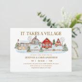 冬は村の赤ちゃんシャワーを浴びる 招待状 (スタンド正面)