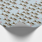 冬は来ています ラッピングペーパー (角)