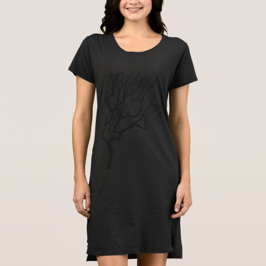 冬は来のトレンディー冬自然 Tシャツ (正面)