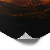 「冬は来の絵画ヴィンテージ ポスター (角)