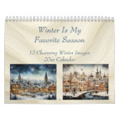 冬は私の季節お気に入りのだ カレンダー (カバー)