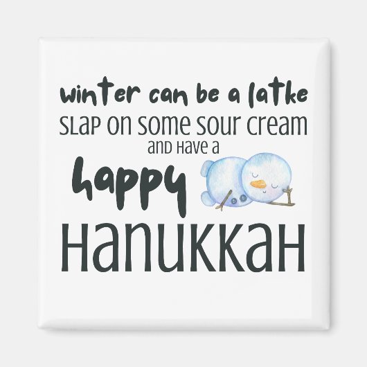 冬は逃げ場になる マグネット (正面)